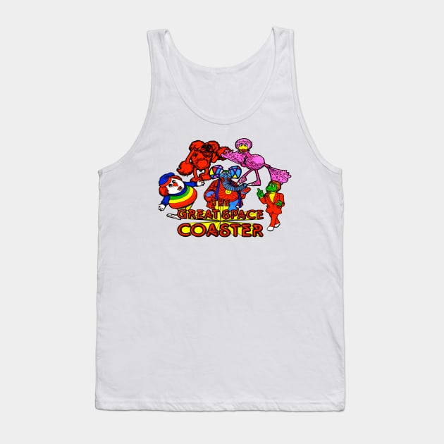 The Great Space Coaster Tank Top by The Curious Cabinet